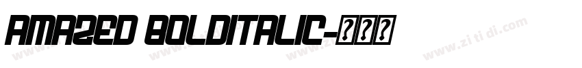 AmazeD BoldItalic字体转换